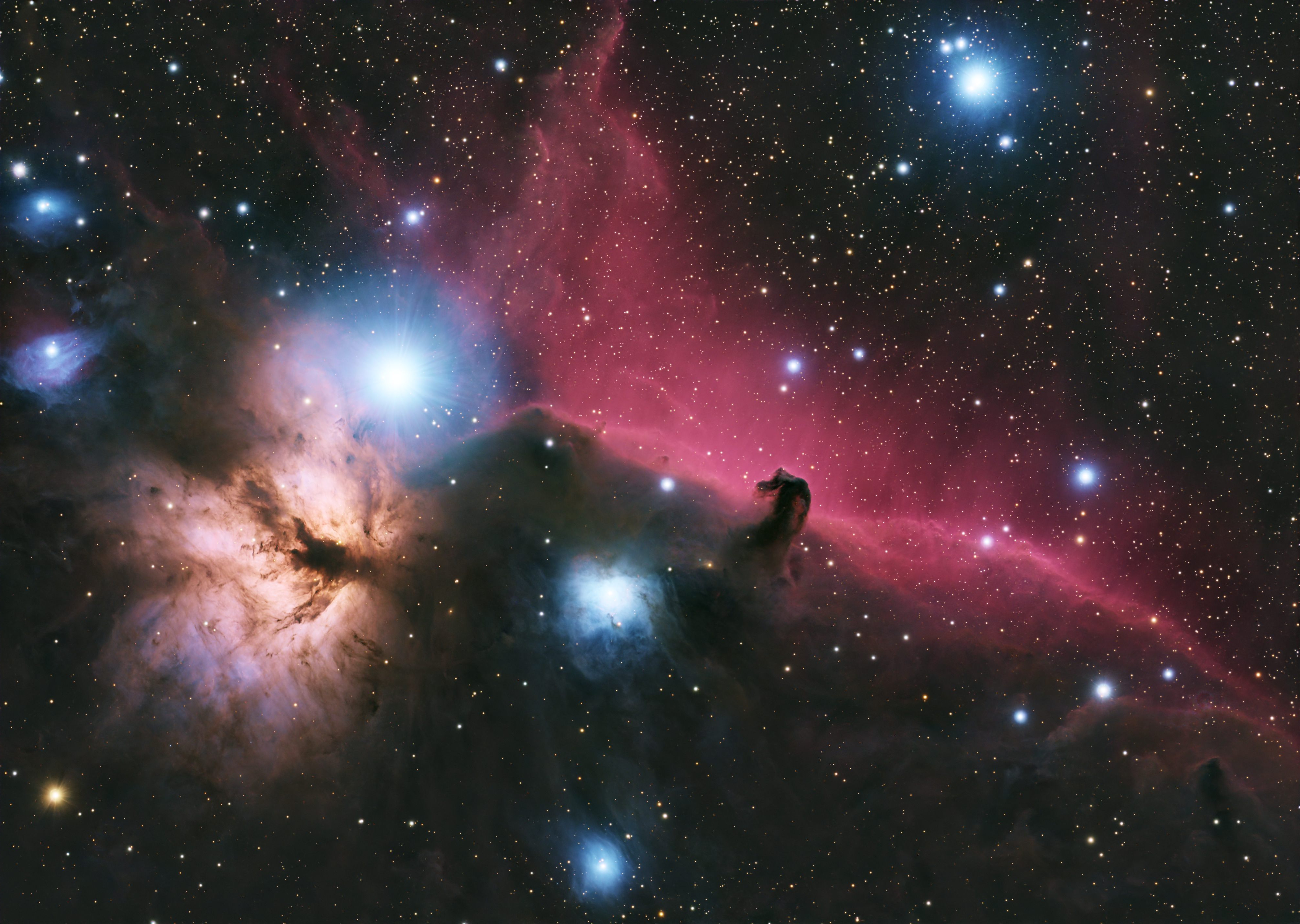 Alnitak and the Horsehead Nebula
