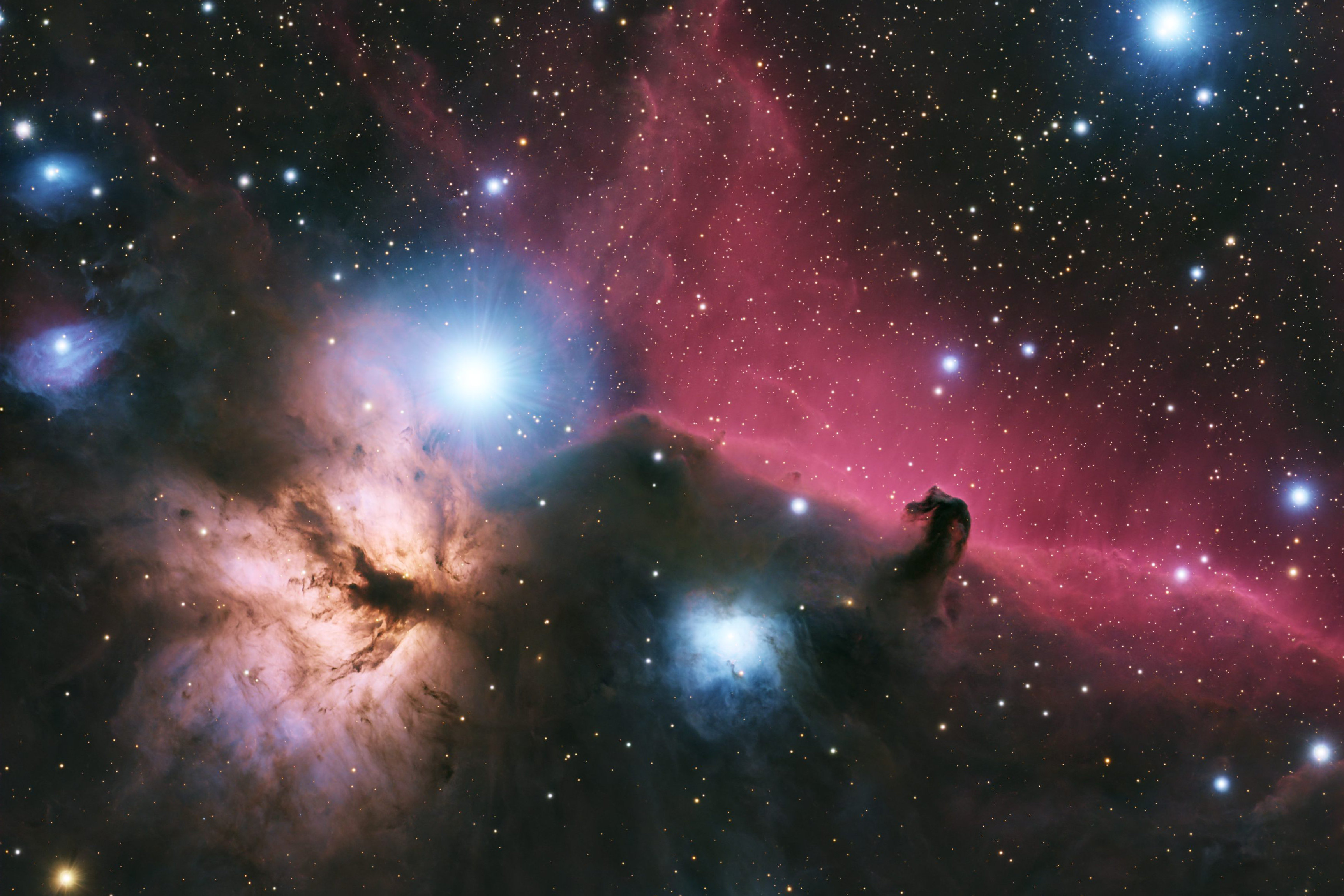 Alnitak and the Horsehead Nebula